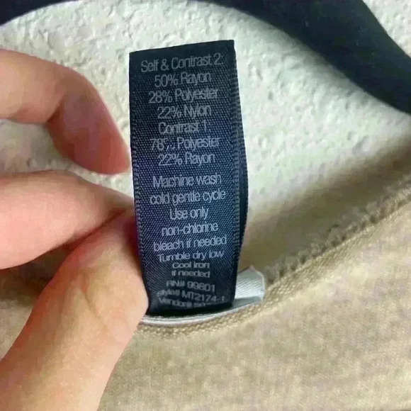 Daytrip Buckle Size Small Color Block Cardigan Sweater Neutral Animal Print Boho - Picture 5 of 7